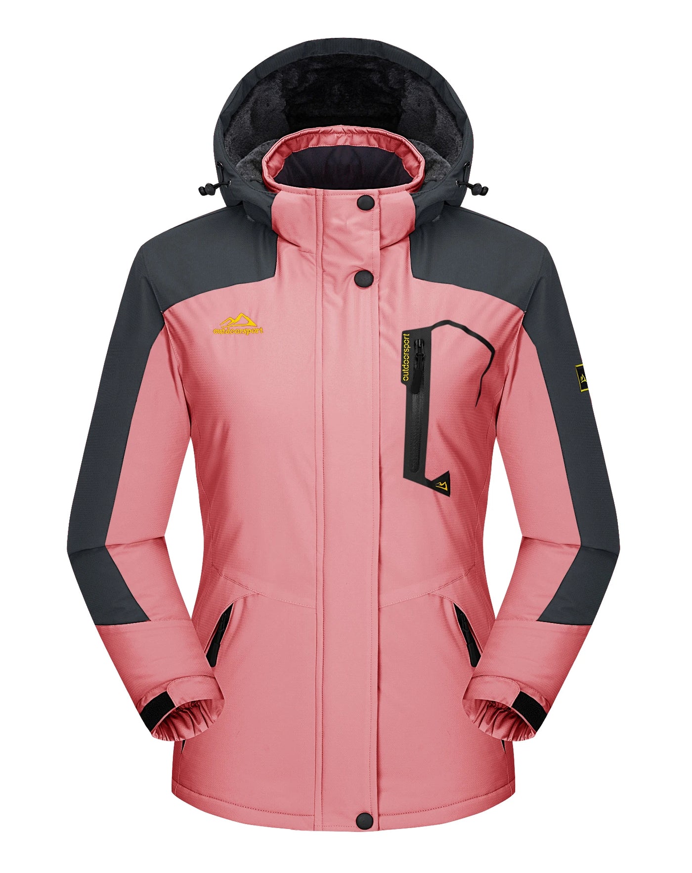 Women's Windproof Fleece-Lined Winter Jacket