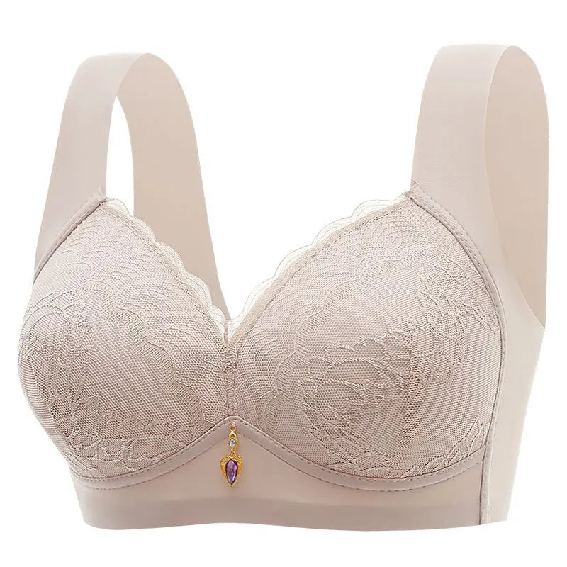 Breathable Gather Comfortable Bra | OWNLUXE