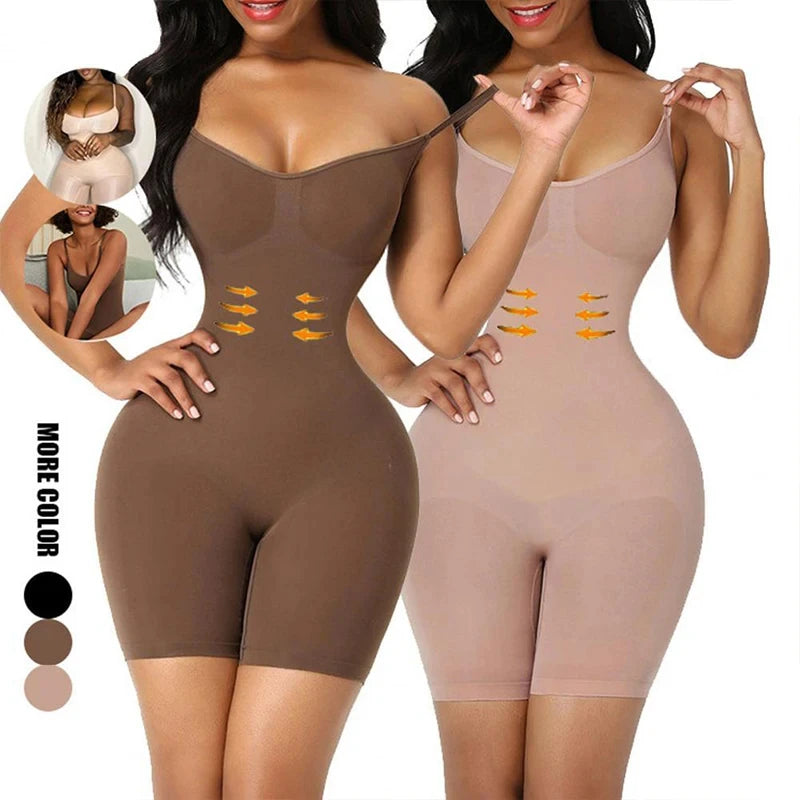 Seamless Butt Lifter Bodysuit Waist Trainer Shapewear