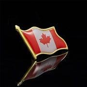 Greatest Canadian Lapel Pin – Maple Leaf Flag Badge