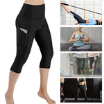 Load image into Gallery viewer, 🔹 High-Stretch Pocket Leggings for Women – Yoga &amp; Maternity Comfort | Legging femme extensible avec poches – Confort yoga &amp; maternité
