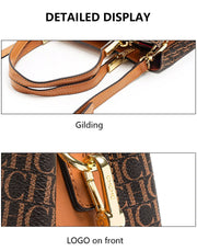 CH Large Capacity Design Brand Women's Bag Letters Temperament Fashion Design Sense Versatile Shopping Elegant Crossbody