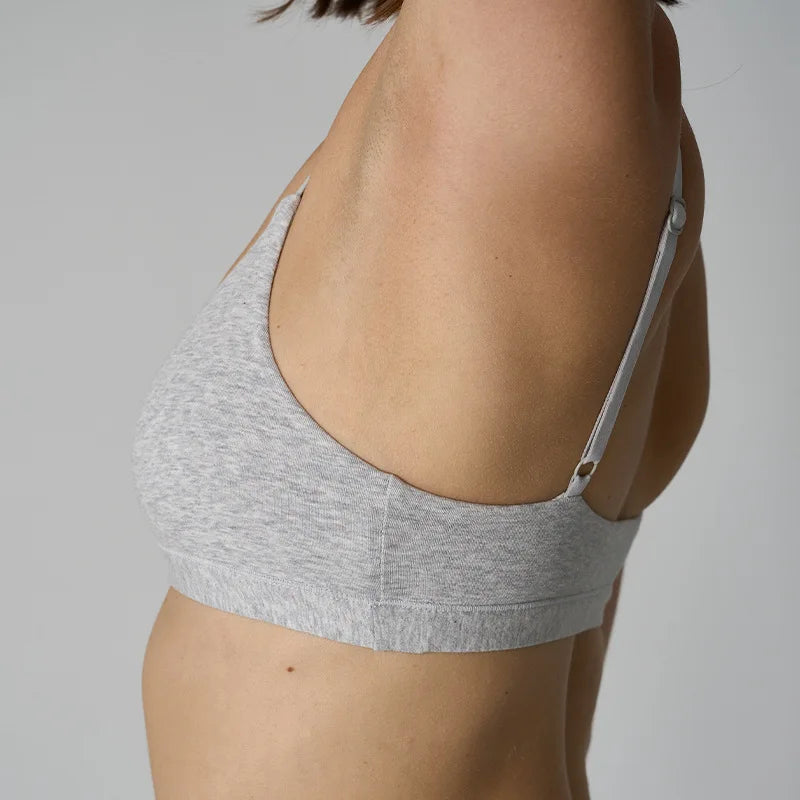 Seamless Cotton Sport Bra | OWNLUXE