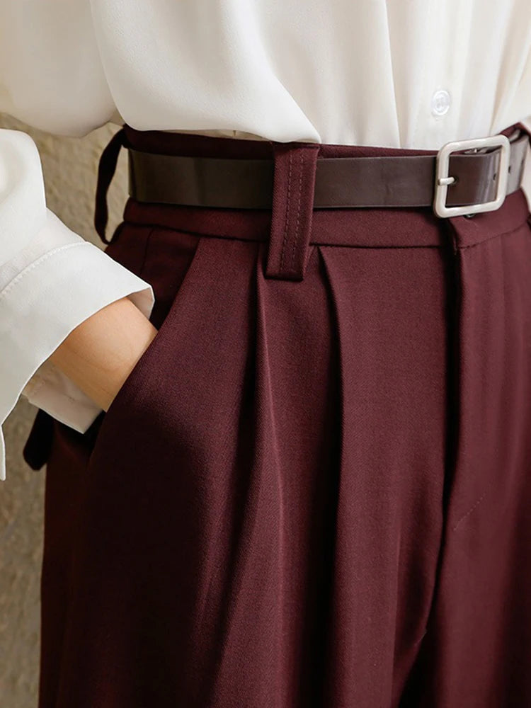 High-Waist Wide-Leg Pocket Pants | OWNLUXE