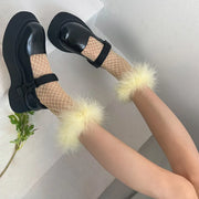 Mesh Ruffle Socks | OWNLUXE