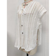 Women's Short Sleeve V-Neck Swim Cover-Up | OWNLUXE