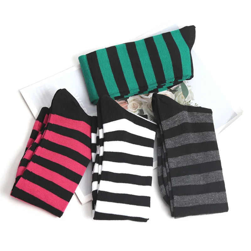 Stockings Japanese Striped Socks | OWNLUXE