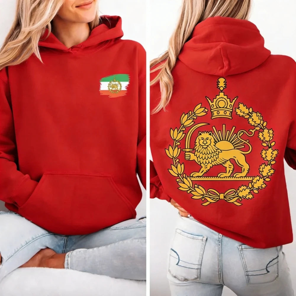 Lion and Sun Graphic Hoodie | OWNLUXE