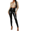 High-Waist Leather Leggings | OWNLUXE