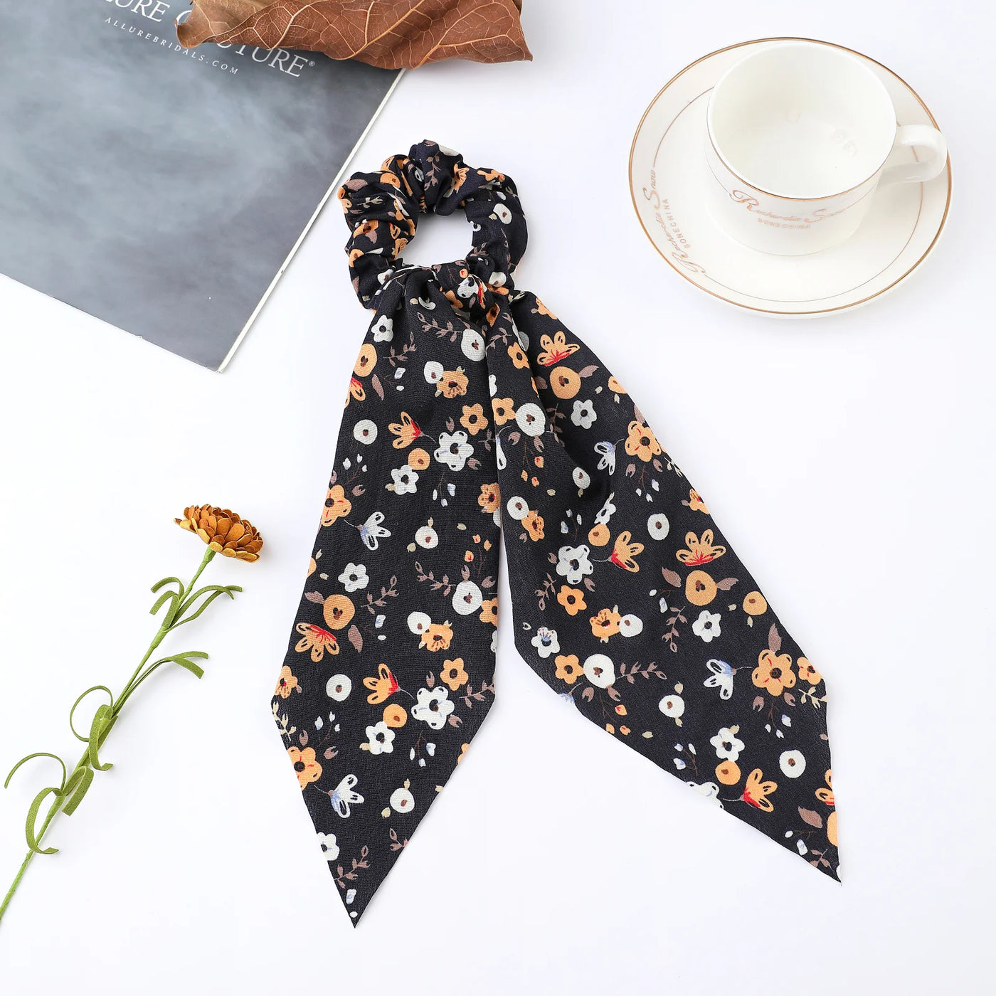 Satin Hair Scarf Scrunchie | OWNLUXE