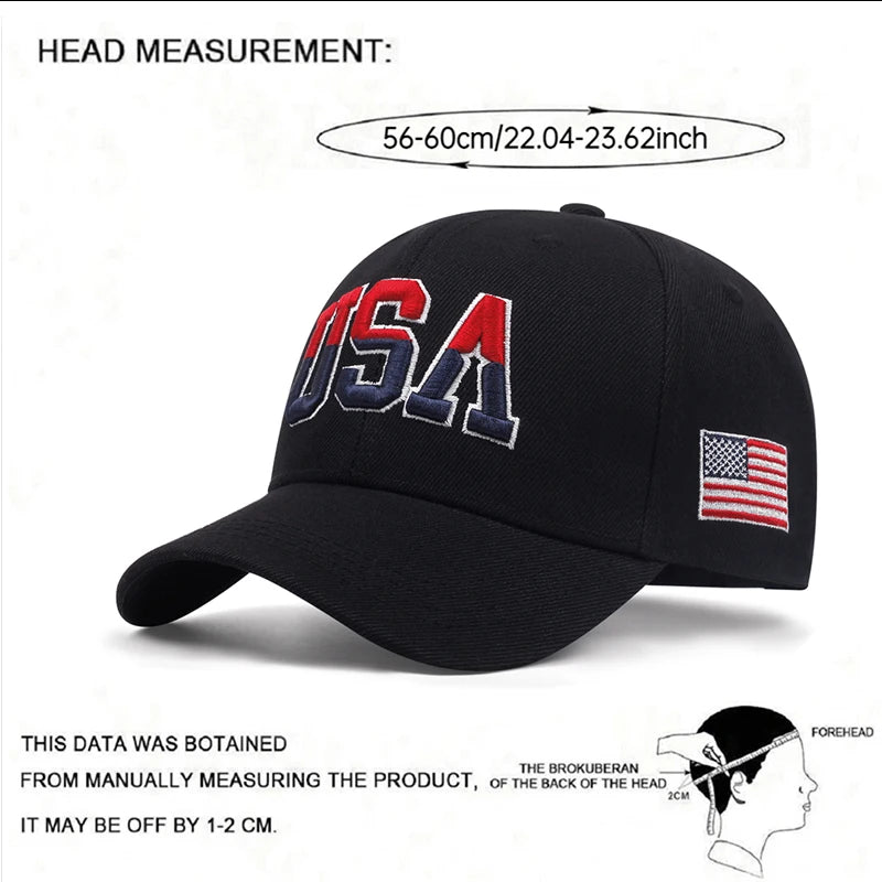 USA Side American Flag Baseball Cap — Hip Hop Streetwear Hat | OWNLUXE