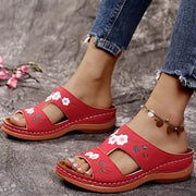 Women's Arch Support Leather Vintage Sandals – Shop at OWNLUXE
