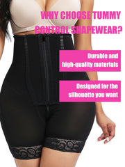 High-Waist Compression Shaper Shorts – Tummy Control & Waist Trainer | OWNLUXE