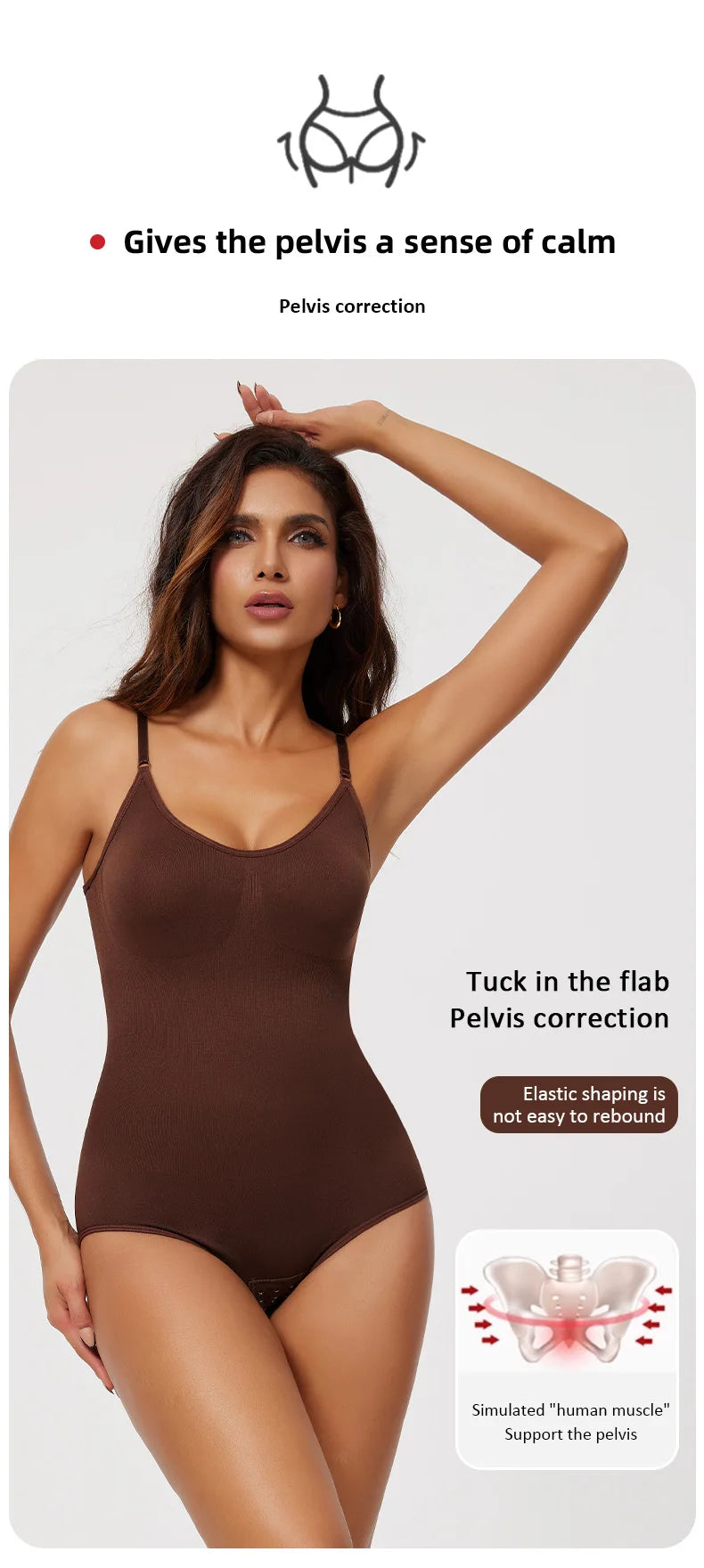Seamless Full Body Shaper – Butt Lifter Bodysuit