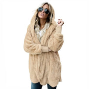 Double Fleece Hooded Cardigan – Thick, Slim & Cozy Layers