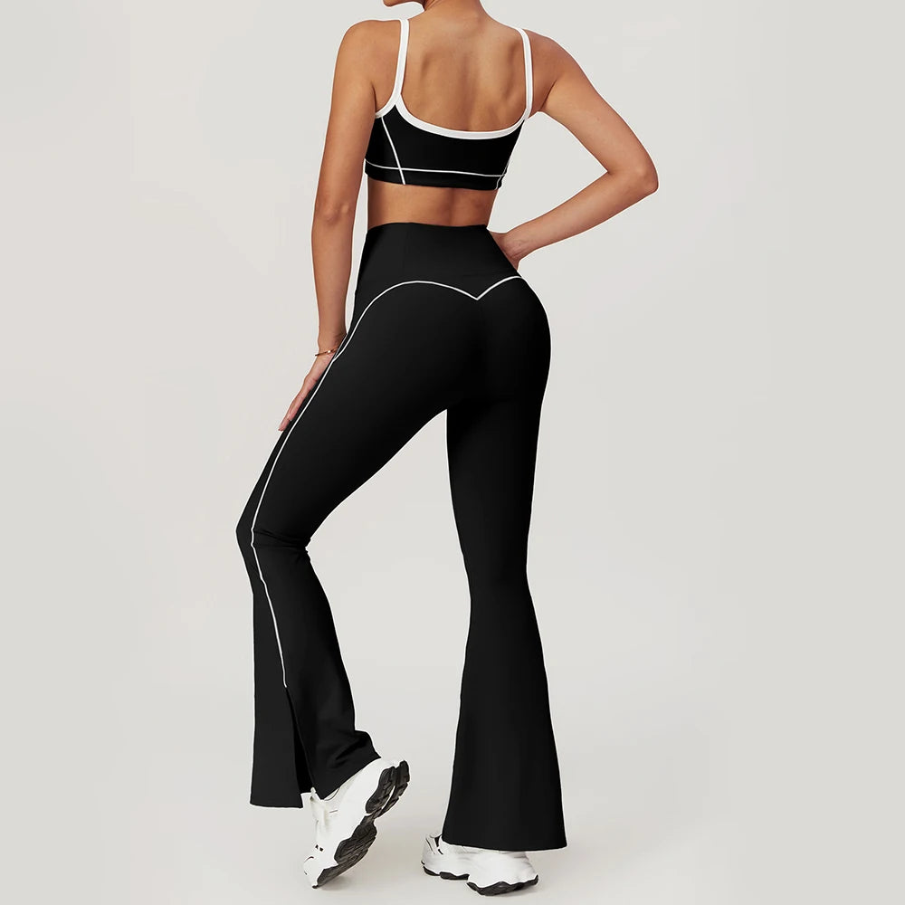 🔥 Seamless Strappy Yoga Sports Bra – Breathable & Quick-Dry Fit | Brassière de sport sans couture à bretelles – Respirante et séchage rapide 🔥