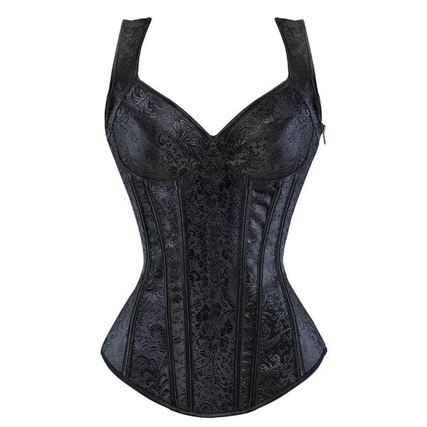 Floral Print Plus Size Waist Trainer Corset | OWNLUXE