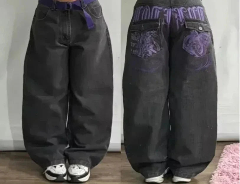 2026 American Trend Straight Jeans - Hip Hop Wide Leg Unisex