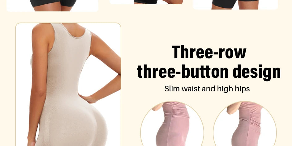 Firm Control Shaping Bodysuit – Wire‑Free, Cupless Shapewear