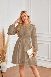 Long Sleeve Midi European Eyelet Accessory | OWNLUXE