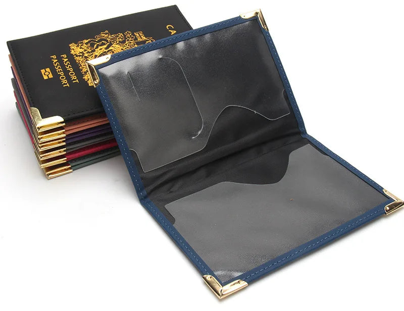 Canada Passport Holder & Travel Organizer – PU Leather Wallet
