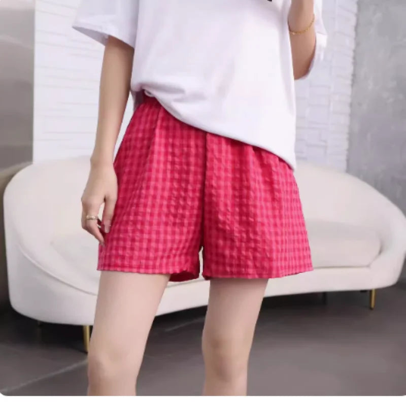High-Waist Wide-Leg Sport Relaxed-Fit Shorts | OWNLUXE