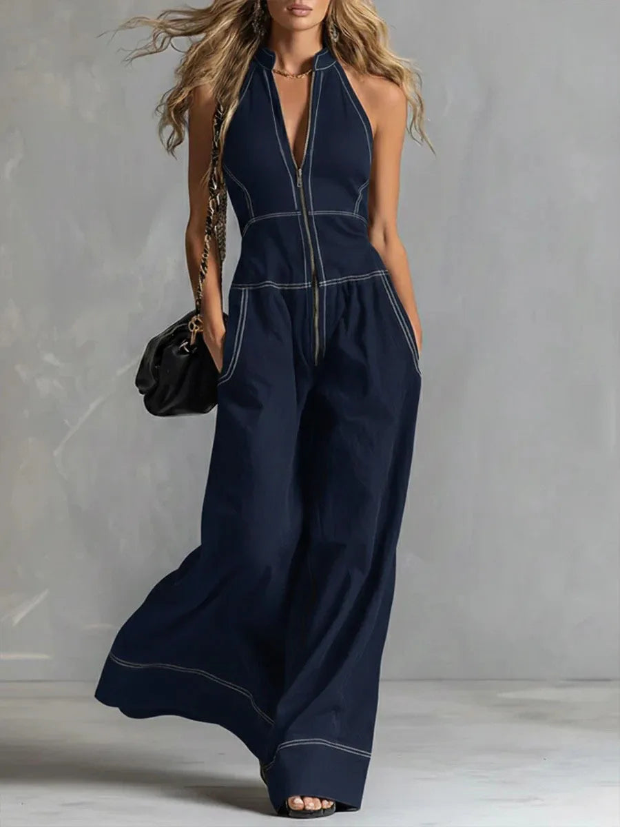 Women's Sleeveless Jumpsuit | OWNLUXE