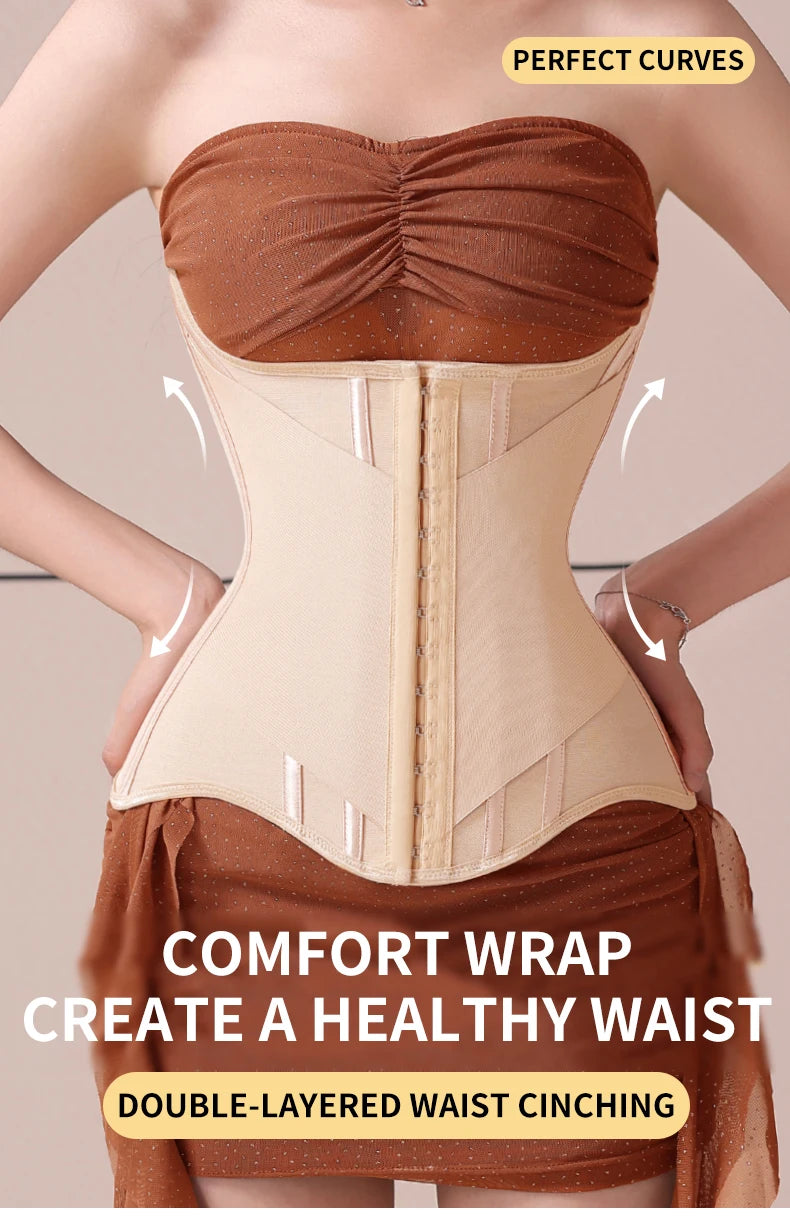 Firm Control Waist Cincher Corset – Underwire Shaping