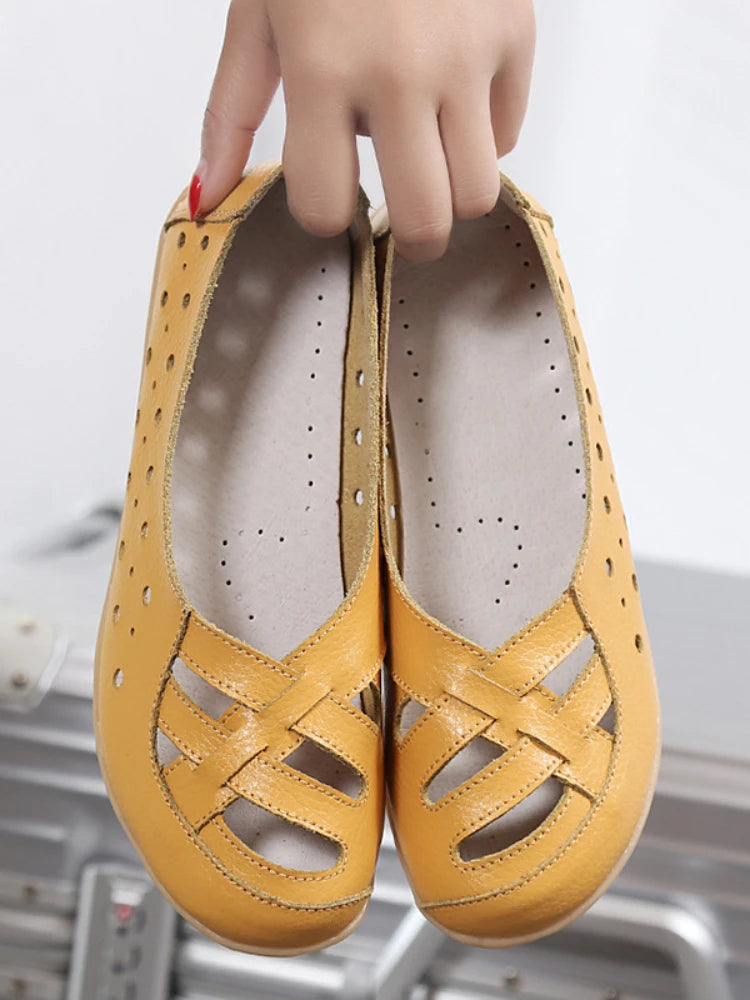 Women's Leather Loafers (Pink) – Shop at OWNLUXE