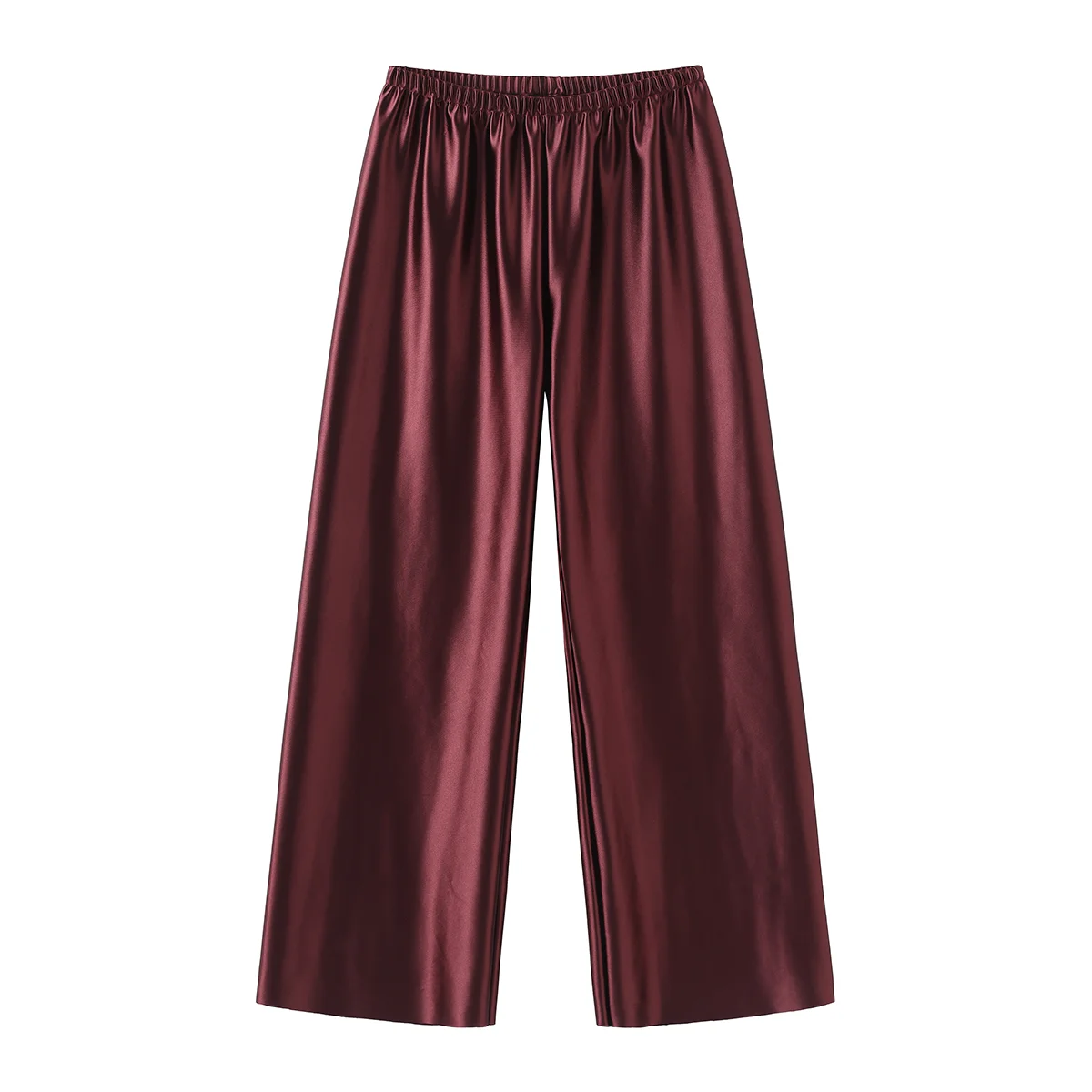 Satin Wide-Leg Pants | OWNLUXE