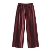 Women's Wide Leg Pants (White) | OWNLUXE