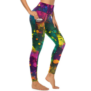 Women's High-Waist Printed Leggings – Stretchy, Comfortable & Casual