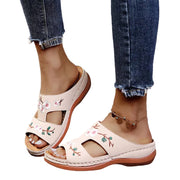 Women's Arch Support Leather Vintage Sandals – Shop at OWNLUXE