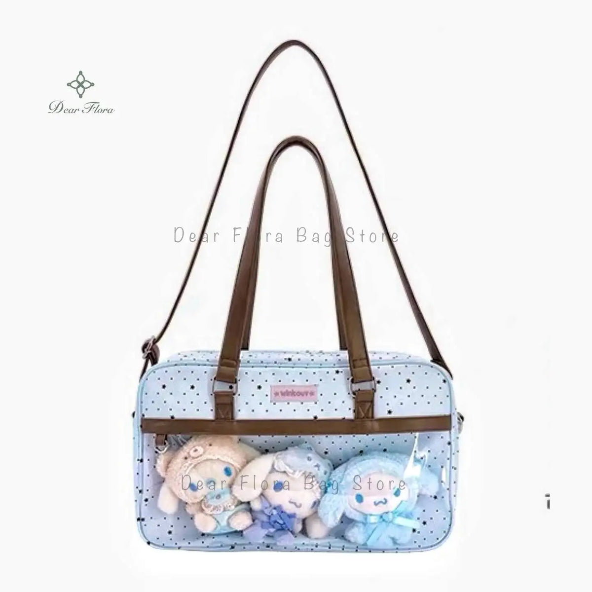 Spacious Lace Transparent Display Ita Bag – Shop at OWNLUXE