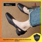 Women's Low Heel Breathable Leather Sandals – Shop at OWNLUXE