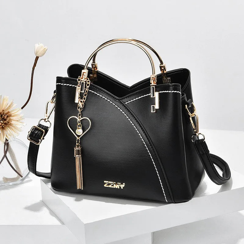 Patchwork Satchel Bag – Fashion & Versatile | Sac Besace Patchwork – Mode & Polyvalent