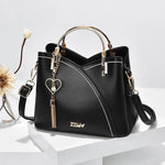 Load image into Gallery viewer, Patchwork Satchel Bag – Stylish &amp; Versatile | Sac Patchwork – Élégant &amp; Polyvalent
