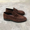 Women's Leather Retro Flats | OWNLUXE