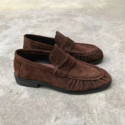 Women's Leather Retro Flats – Shop at OWNLUXE