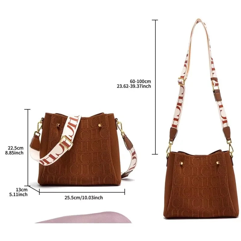 Spacious Polyester Crossbody Bag | OWNLUXE
