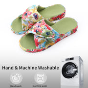 Waffle Cotton Indoor Slippers for Women with Arch Support