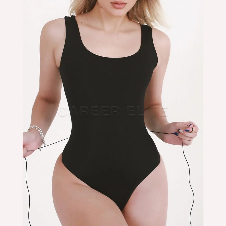 Medium-Control Shapewear Bodysuit, Wire-Free Cupless