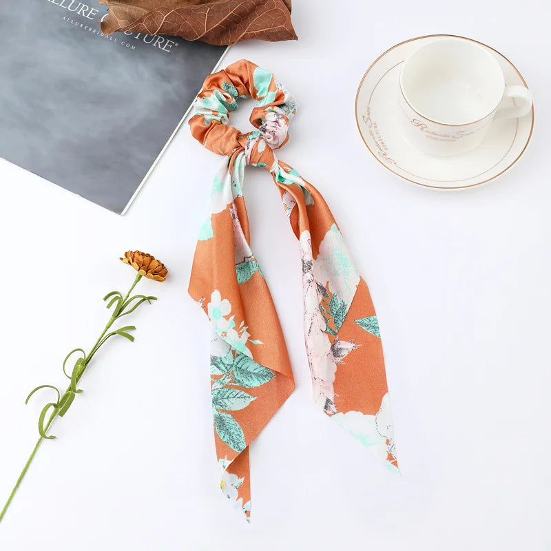 Satin Hair Scarf Scrunchie | OWNLUXE