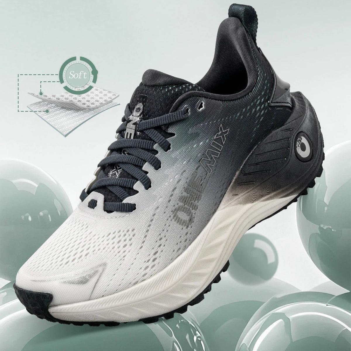 Unisex Breathable Lightweight Running Shoes (Black) | OWNLUXE