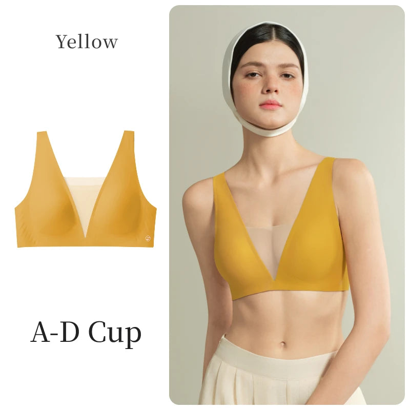Plunge Seamless Push-Up Wire-Free Bra | OWNLUXE