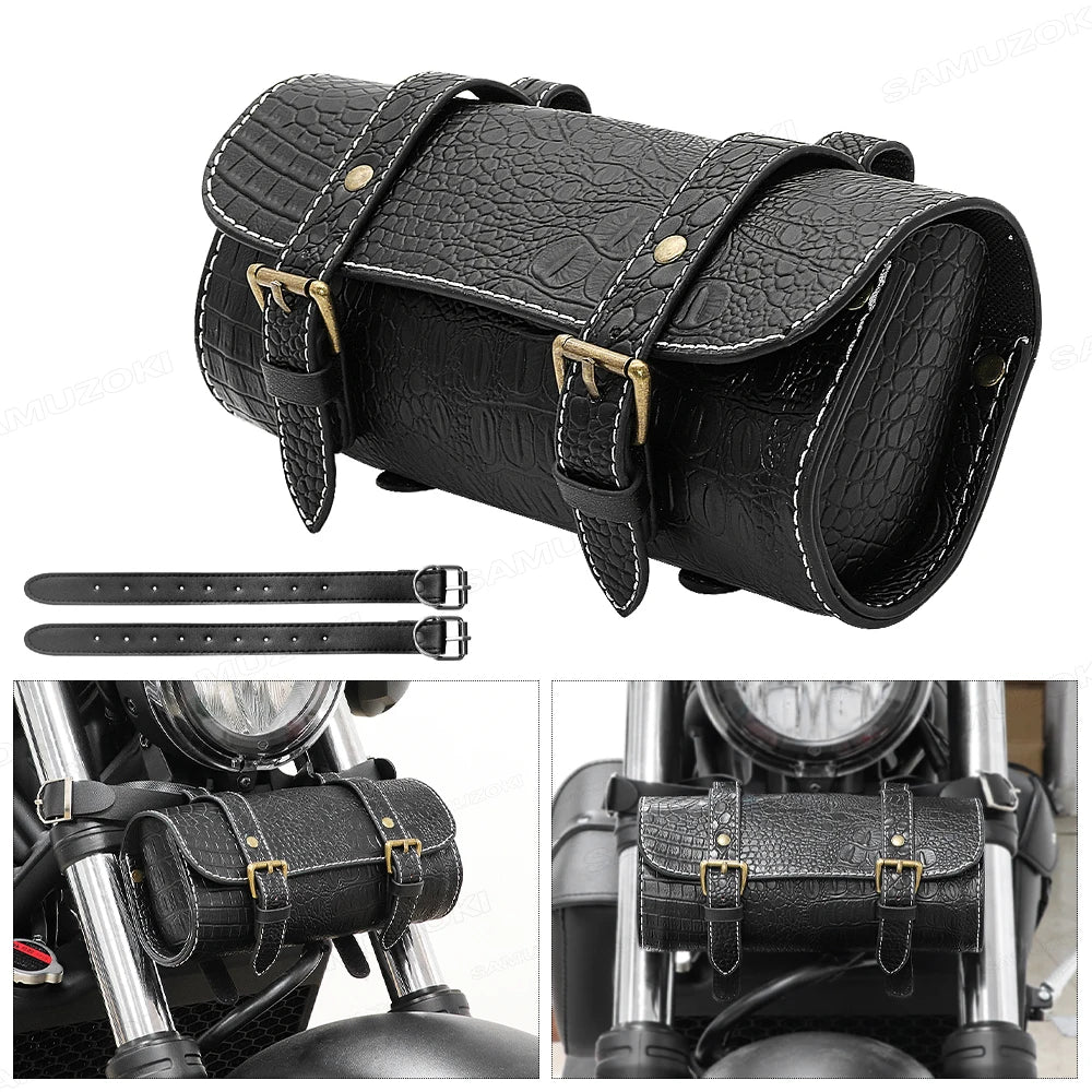 Motorcycle Fork Tool Bag – Multi-Position Saddle Storage