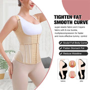 MiiOW U-shaped Waist Trainer Corset Women Shaper Waist Trainer Steel Bone Slimming Mesh Breathable Women's Tank Top Shapewear