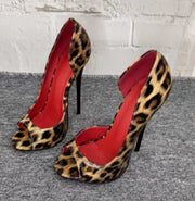 High-Heel Leather High Heels (Red Style 2) | OWNLUXE