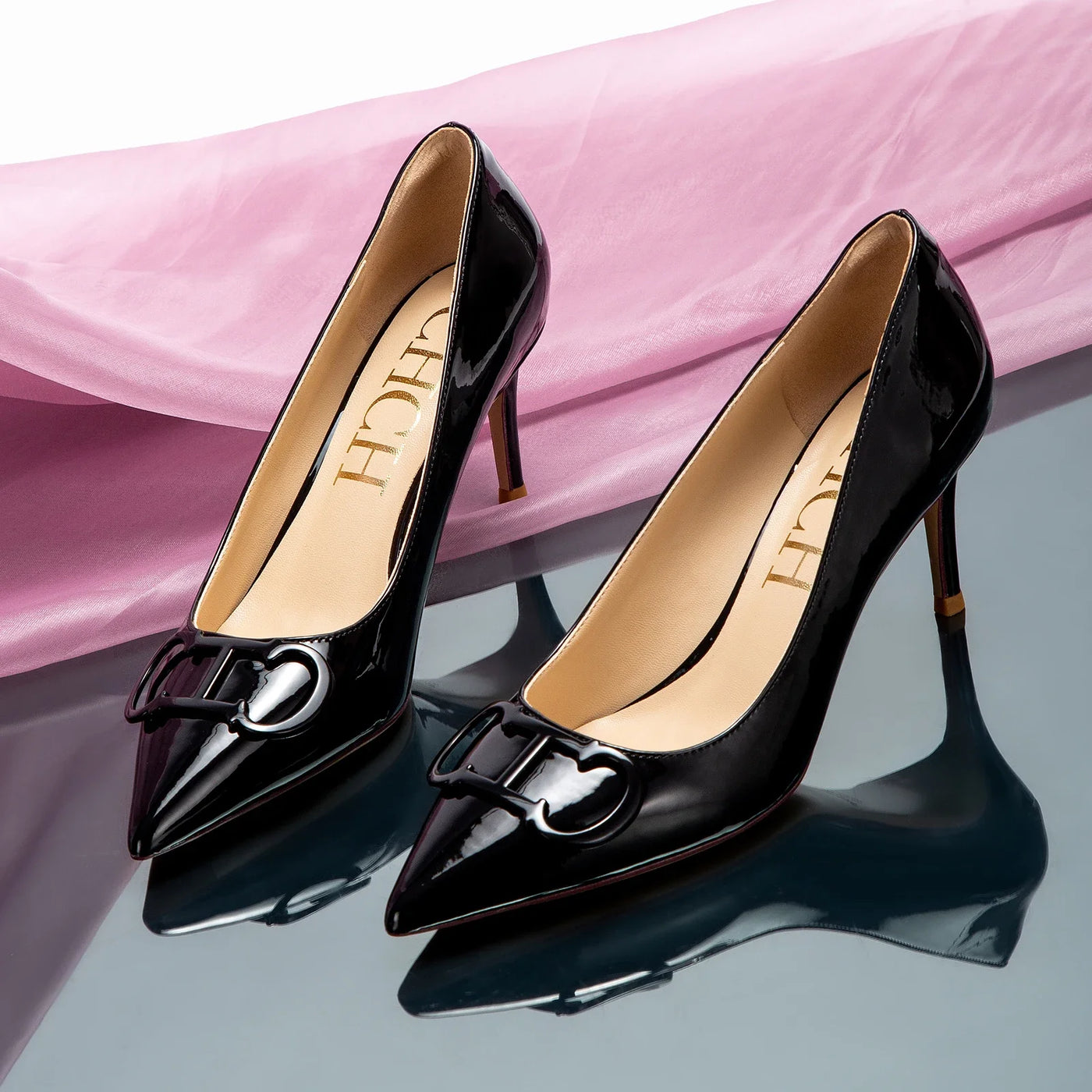 Women's Leather Heels (Apricot) – Shop at OWNLUXE