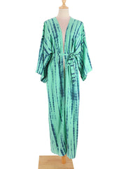 Tie-Dye Printed Boho Swim Cover-Up | OWNLUXE
